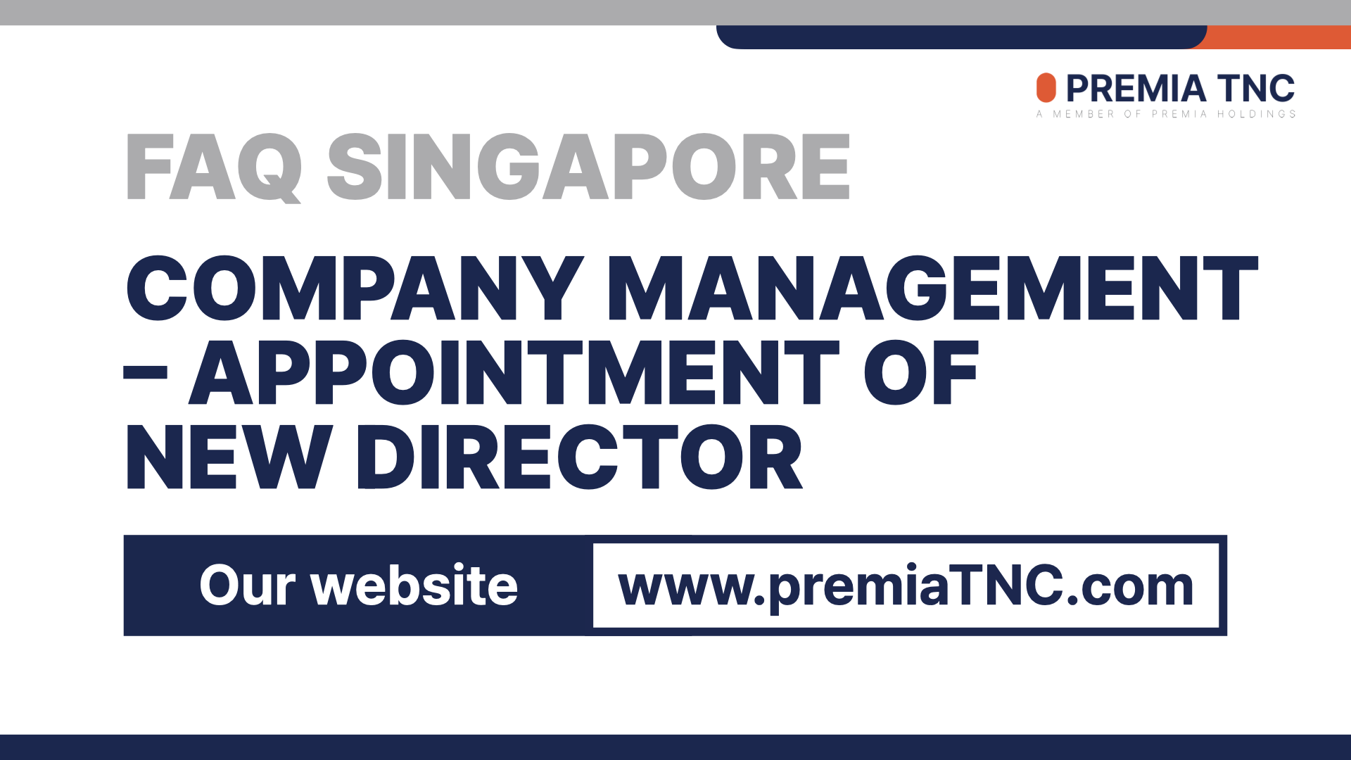 Company management - Appointment of new director