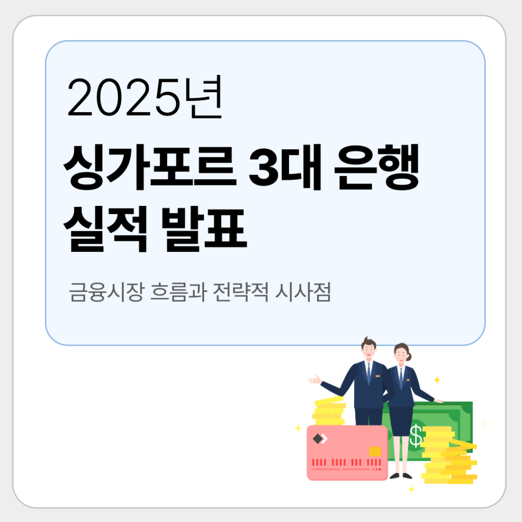 싱가포르 주요 은행 실적 발표